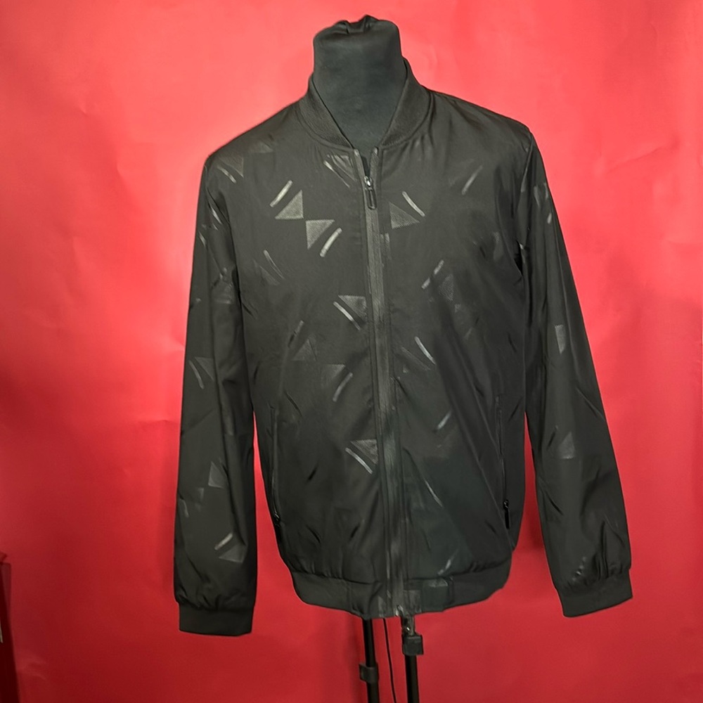 Manfinity Homme Men Random Geo Print Bomber Jacket Size Small